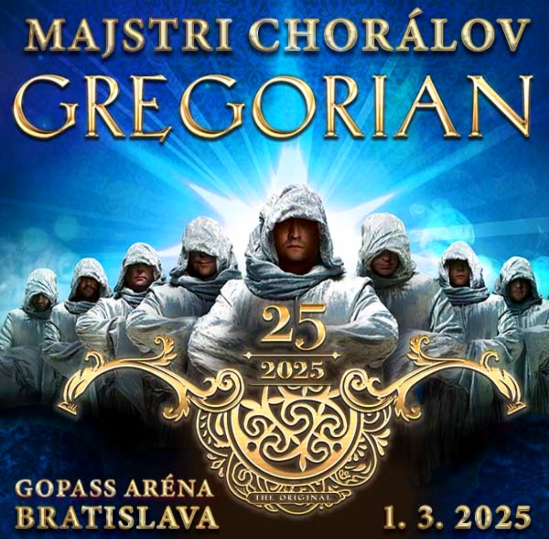 GREGORIAN – Majstri chorálov 01.03. Bratislava

