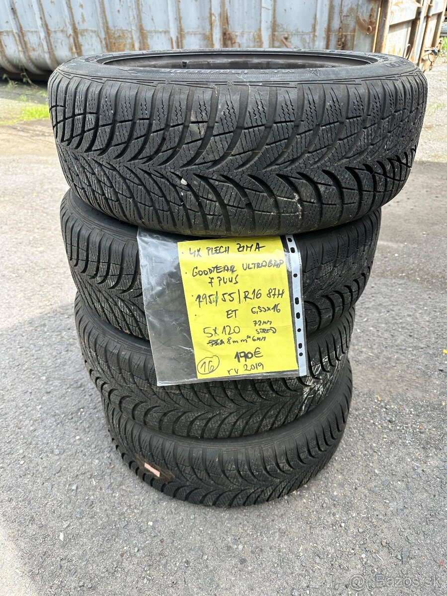 16. Zimné 195/55 r16 5x120