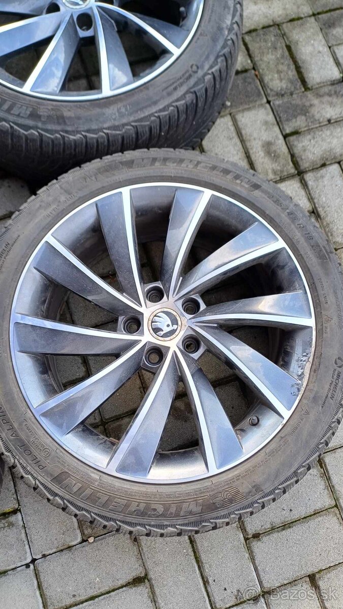 PREDÁM DISKY S PNEUMATIKAMI MICHELIN 235/45 R 18