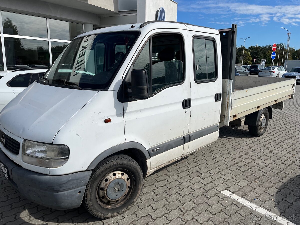 Opel Movano 7 miestny valník