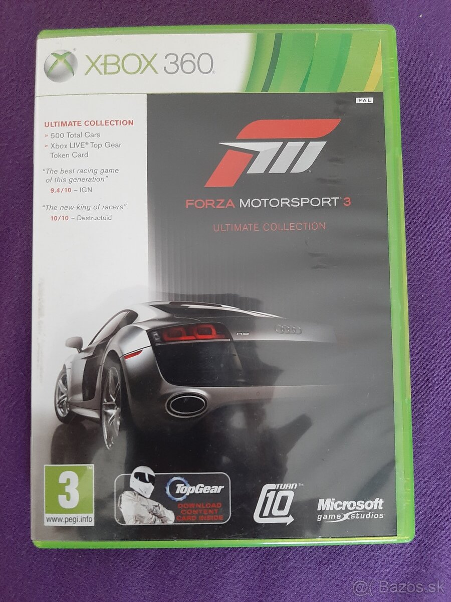 Xbox 360 hra Forza Motorsport 3 Ultimate collection