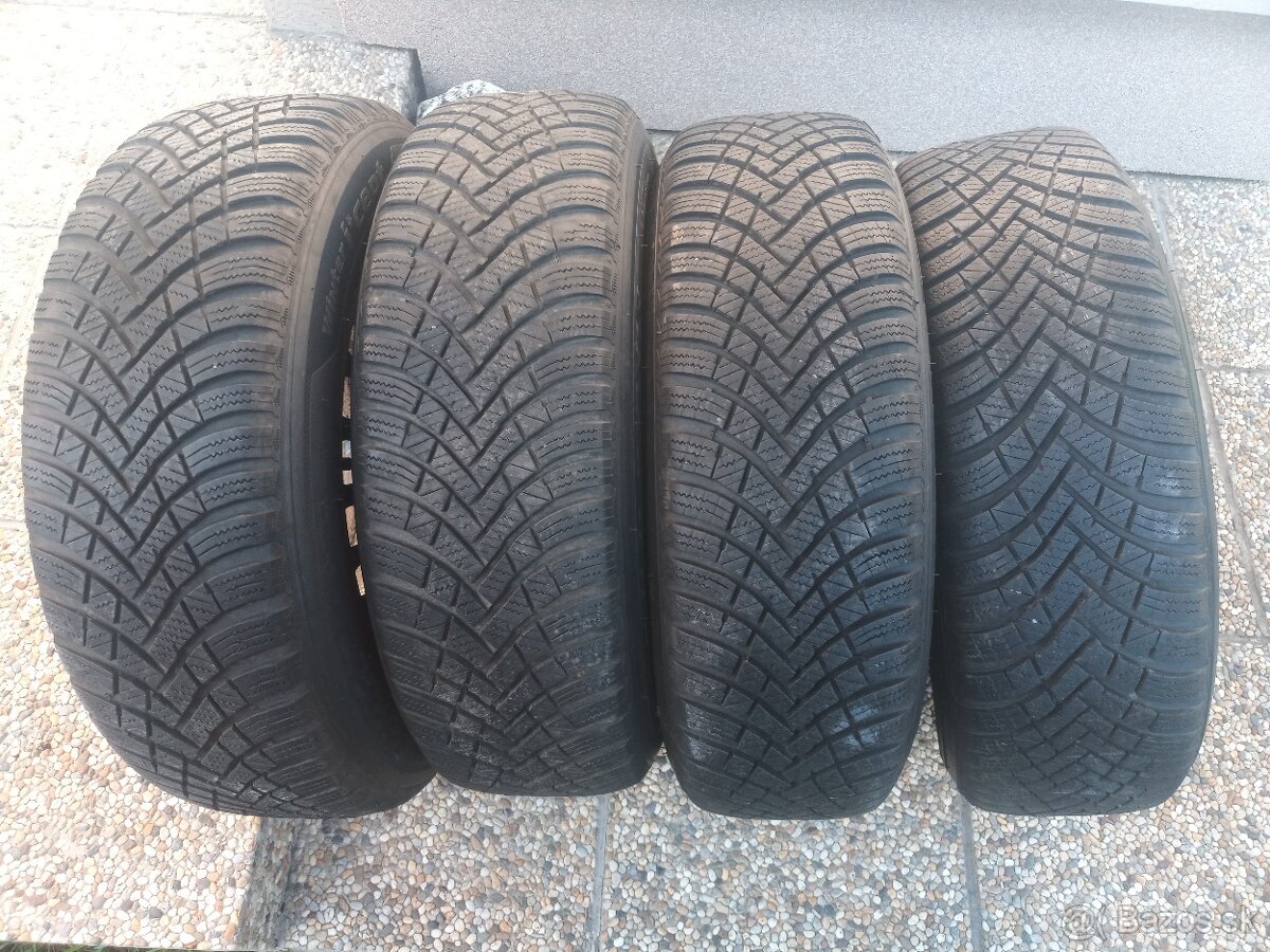 Predaj - zimne pneumatiky Hankook s diskami 195/65 r15