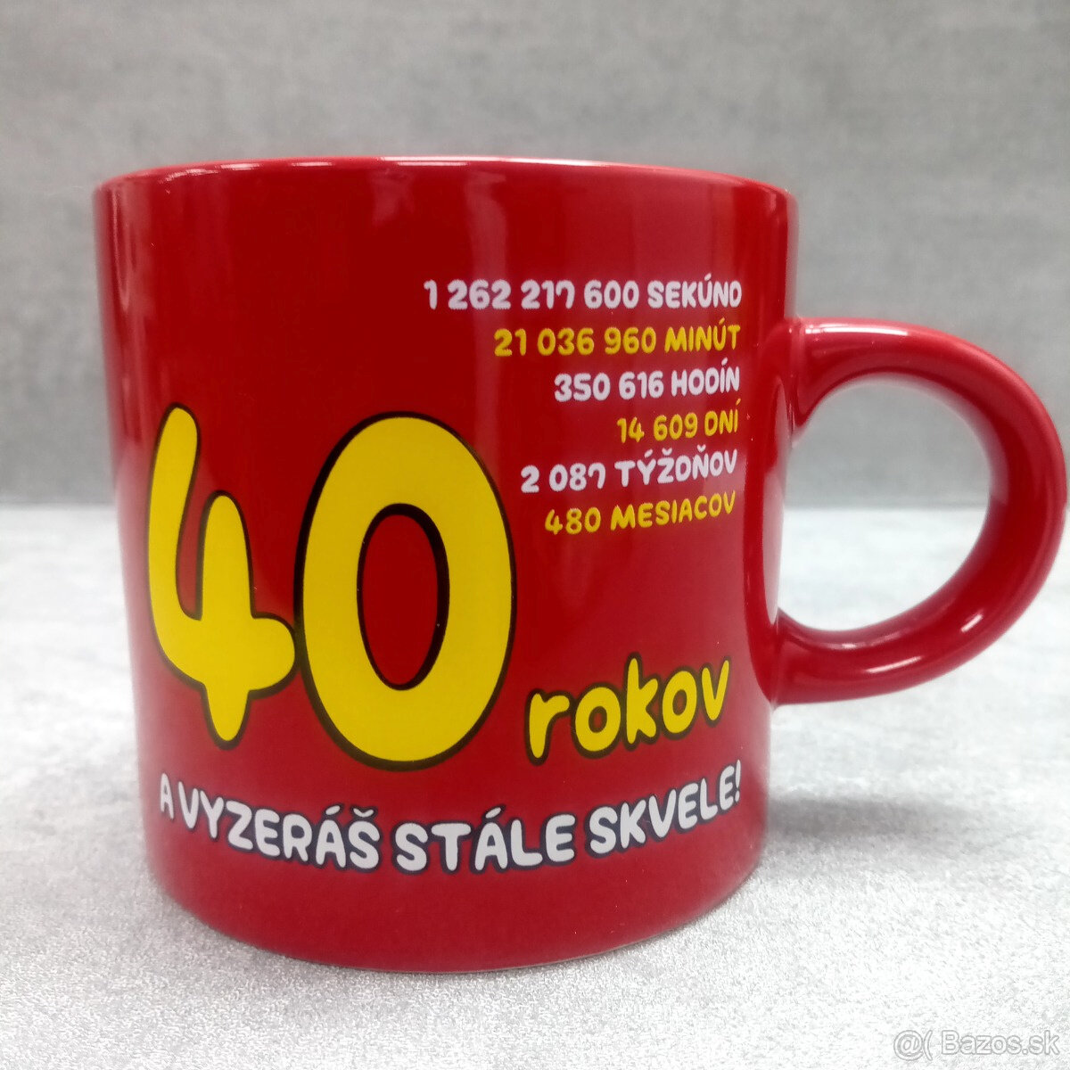 Hrnček ku "40-tke"