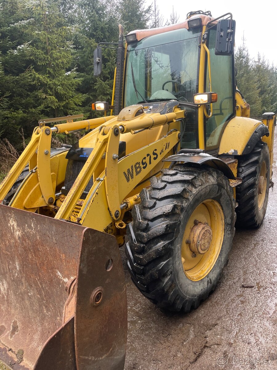 Predám traktorbáger Komatsu WB 97S s TP