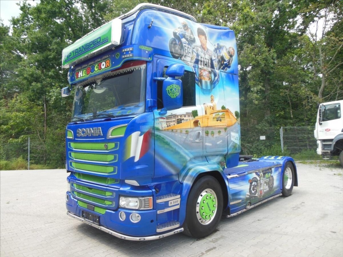 Scania R520, V8, TOP STAV