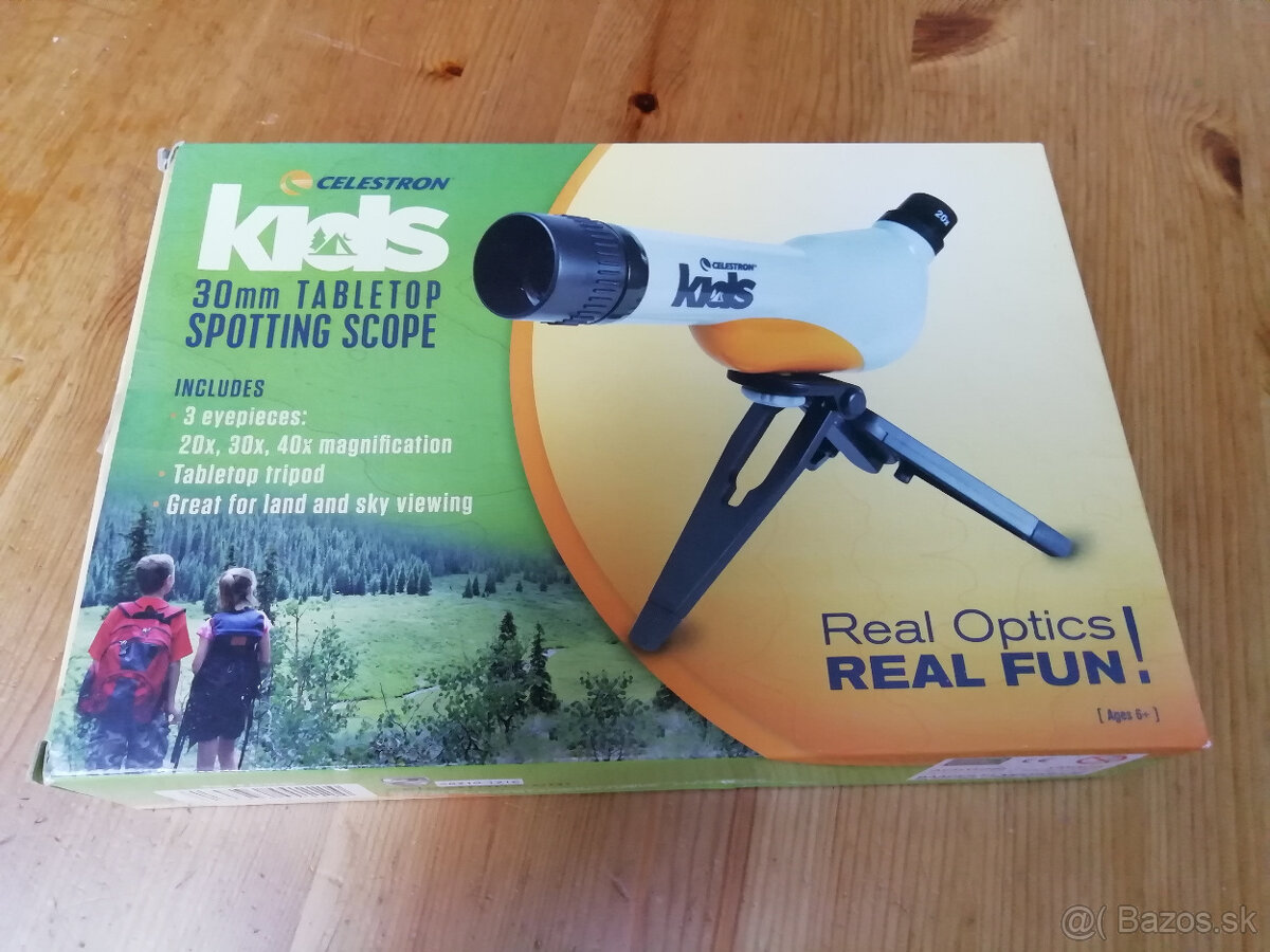 Celestron Kids 20-40x30 mm pozorovací ďalekohľad lomený