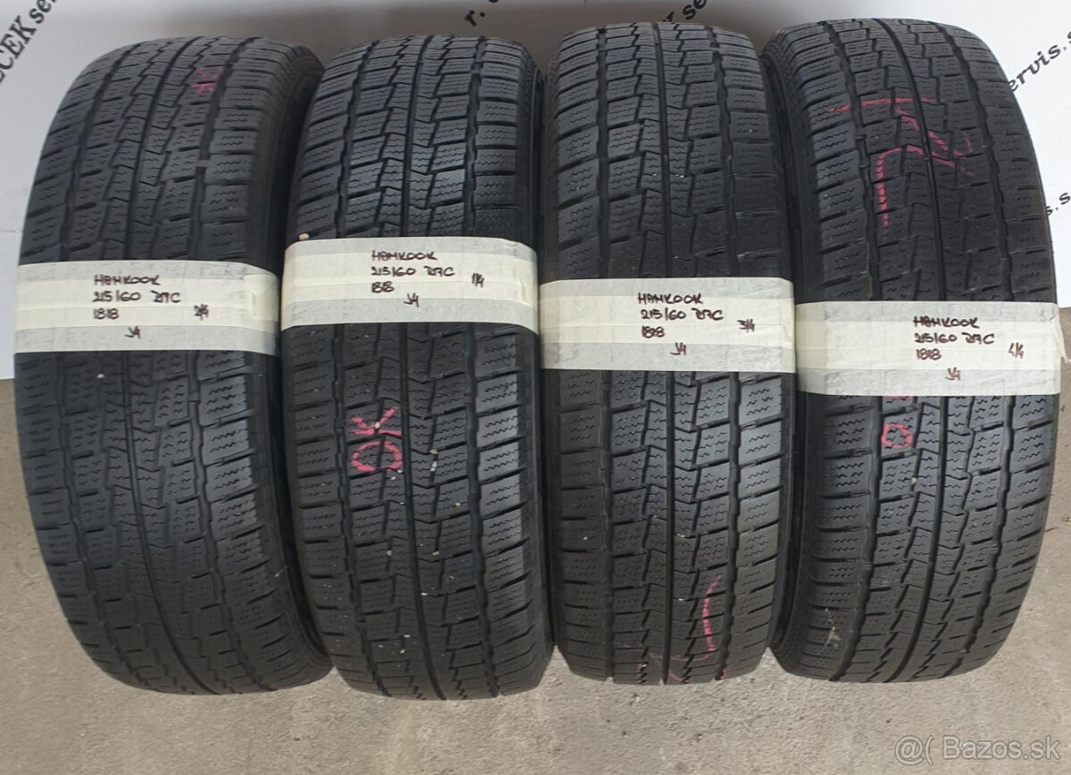 Zimné dodávkové pneu 215/60 R17C HANKOOK DOT1818