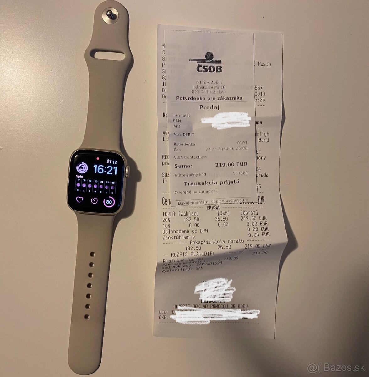 Apple Watch SE 2 Starlight