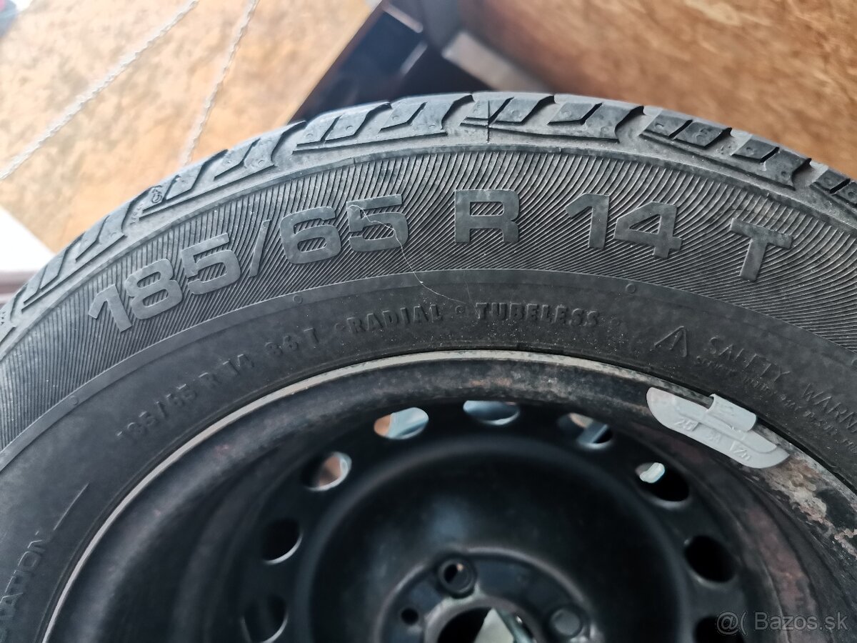 Predám letné pneu 185/65 r14