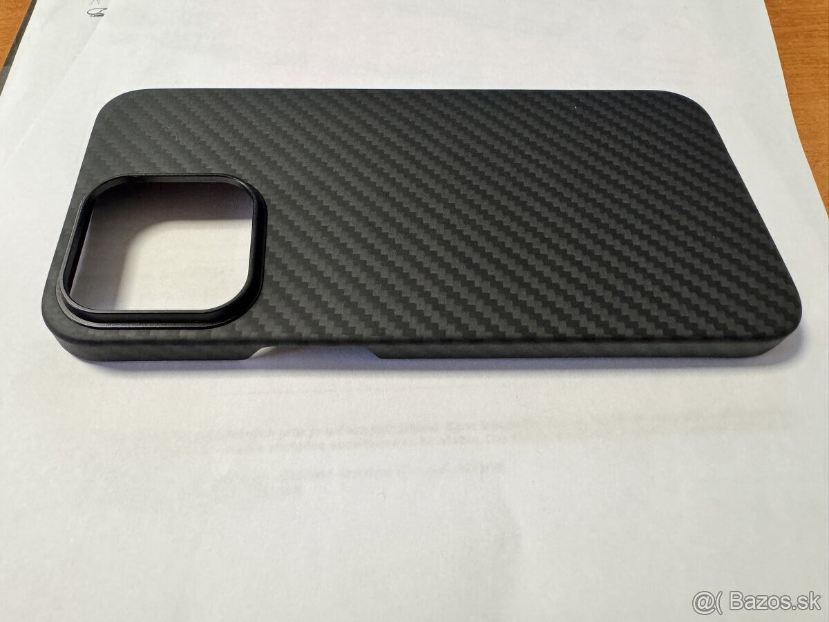 Puzdro nove Tactical Aramid Kryt pre iPhone 15 Pro Max Black