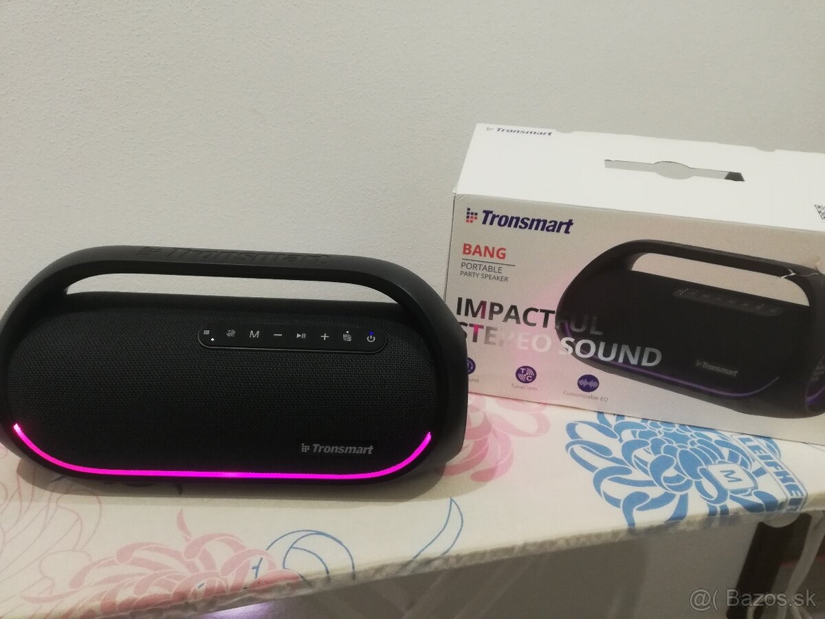 Tronsmart BANG 60W, čisto nový namakaný reproduktor