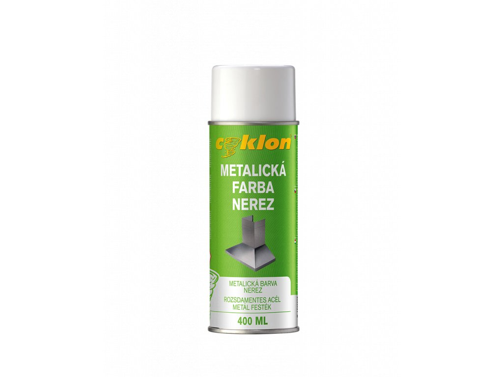 Metalická farba NEREZ 400ml Cyklon