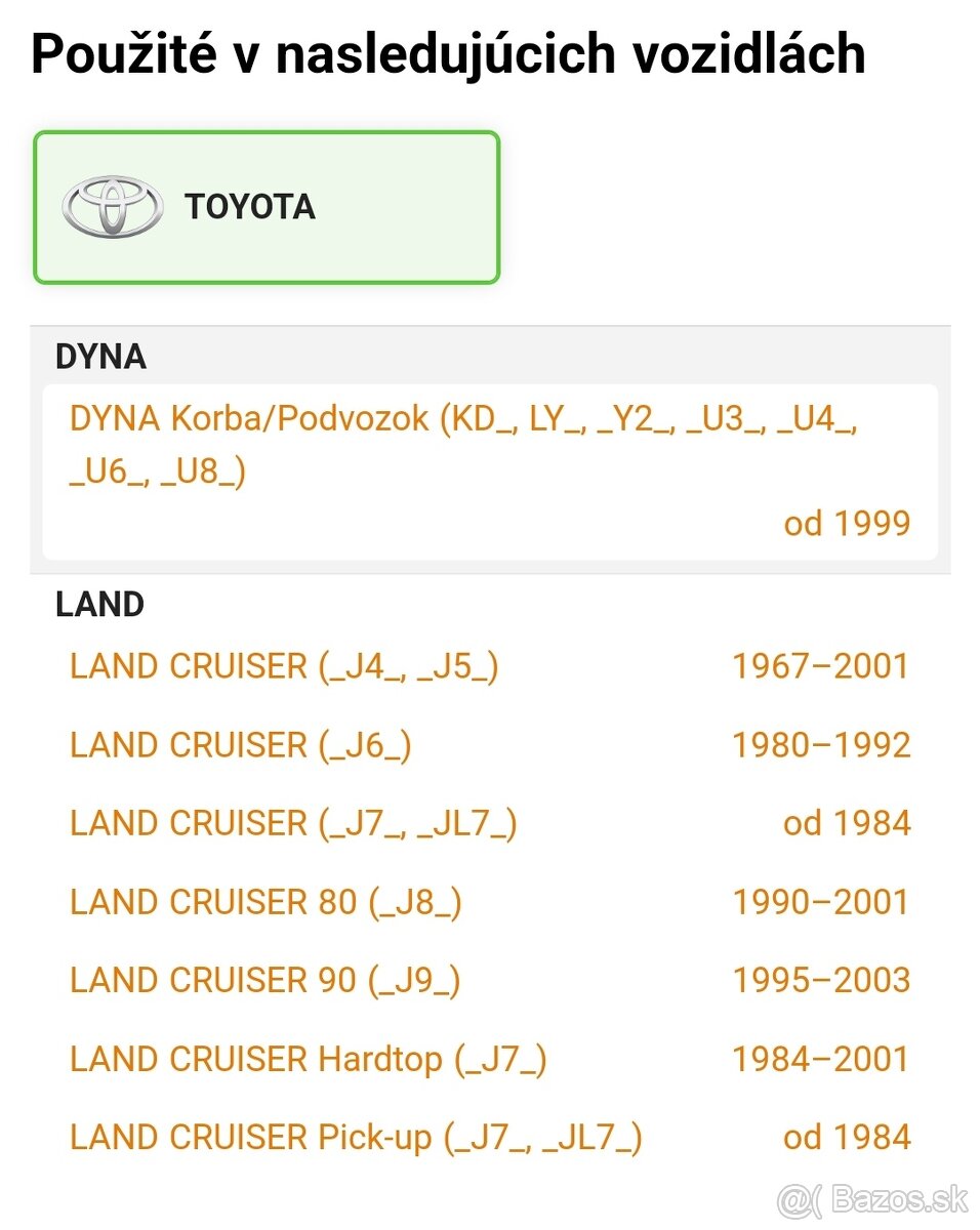 Predám nový vzduchový filter na Toyota Landcruiser