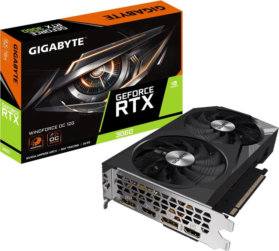 GIGABYTE GeForce RTX 3060 WINDFORCE OC 12G