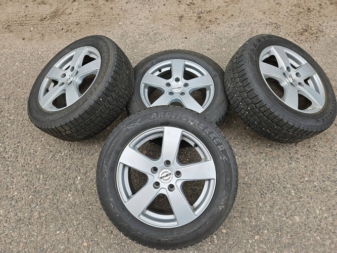 Alu kola Enzo Škoda Volkswagen 5x112 6,5jx16 et50 pneu