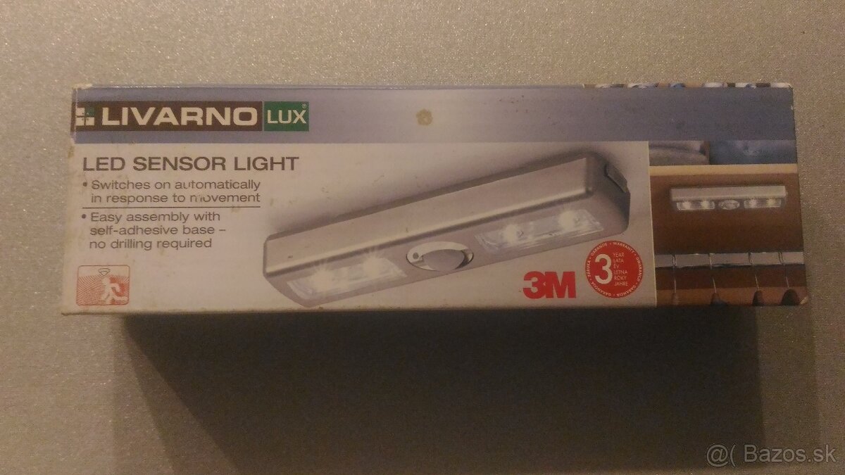 Senzorove led svietidlo livarnolux 89228