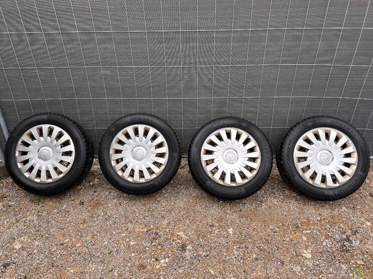 Škoda 5x112, 205/55 R16 91 H Continental WinterContact TS870