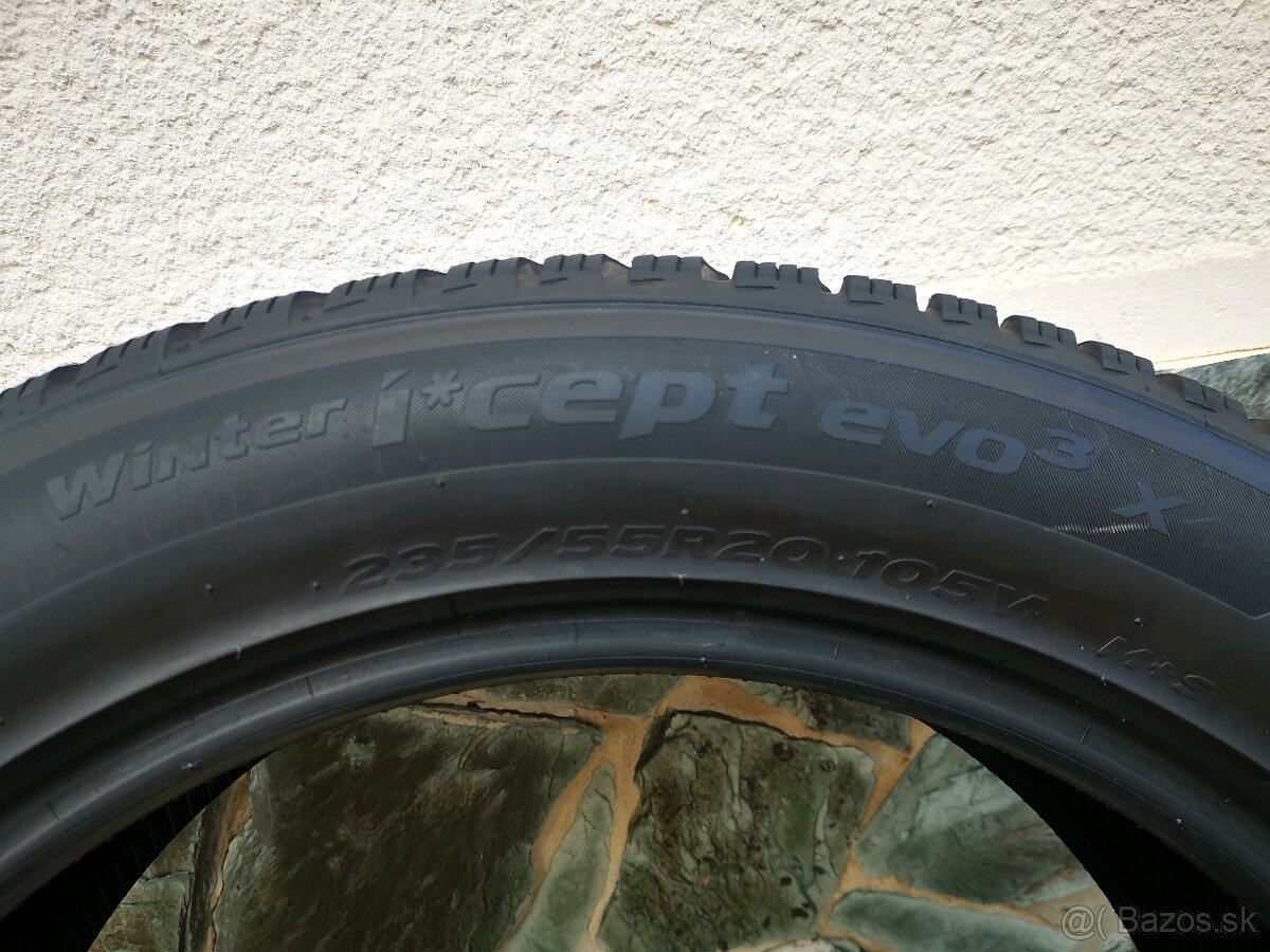 4 kus Hankook W330A Winter icept evo3 X 235/55 R20 105V