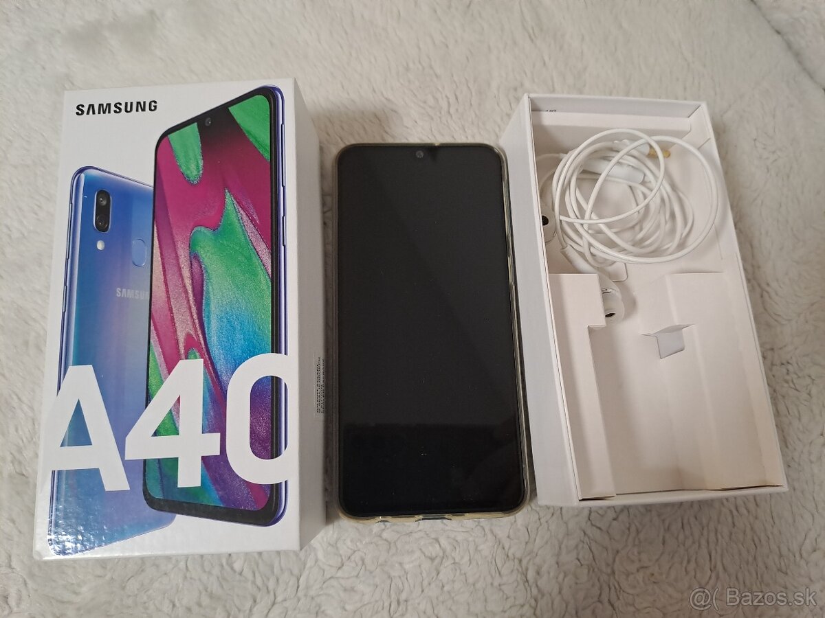 Samsung Galaxy A40 Dual SIM bledomodrý