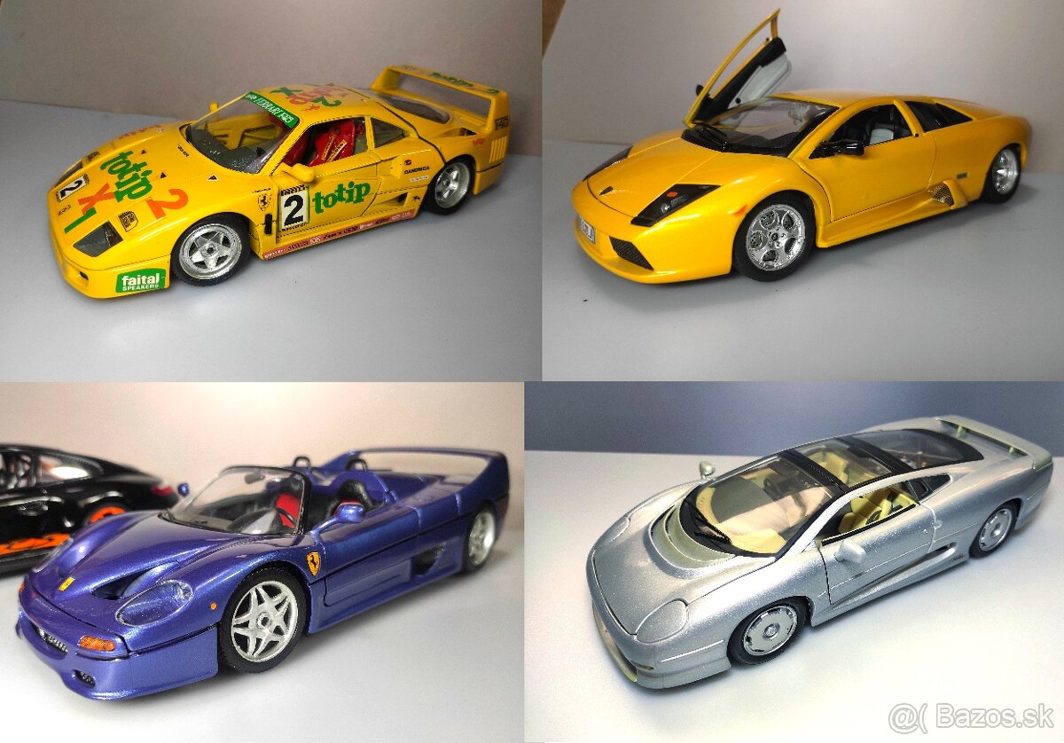 1:18 Ferarri, Lamborghini, Jaguar