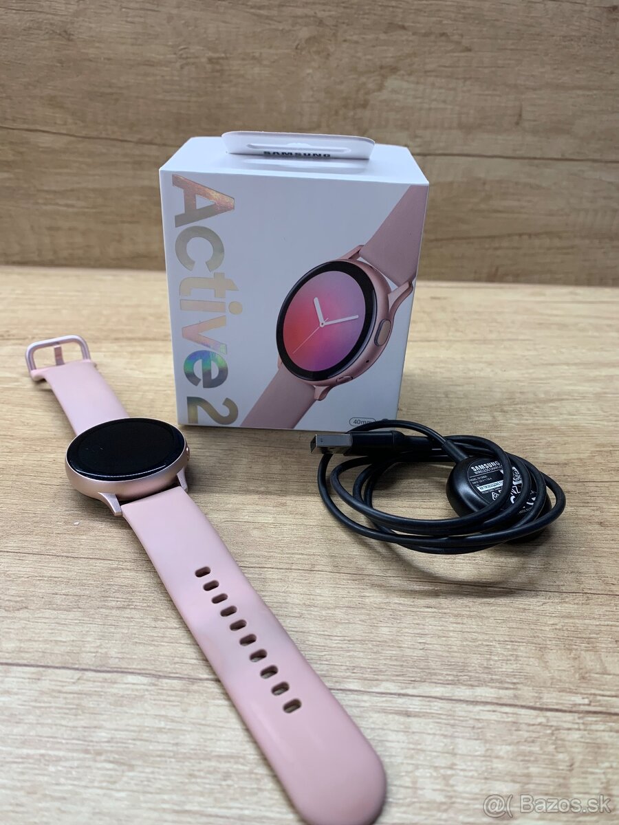 Samsung Galaxy Watch Active 2, 40mm, Pink Gold, TOP STAV