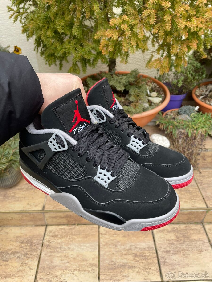 Air Jordan 4 Retro Bred, veľkosť 42