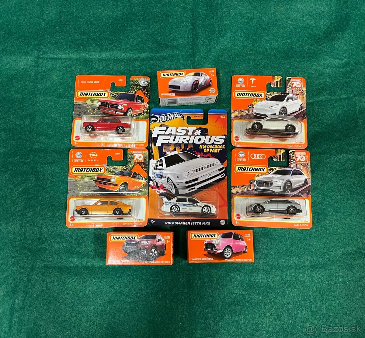 Matchbox a Hot Wheels - FaF , BMW , Audi , Opel , JDM