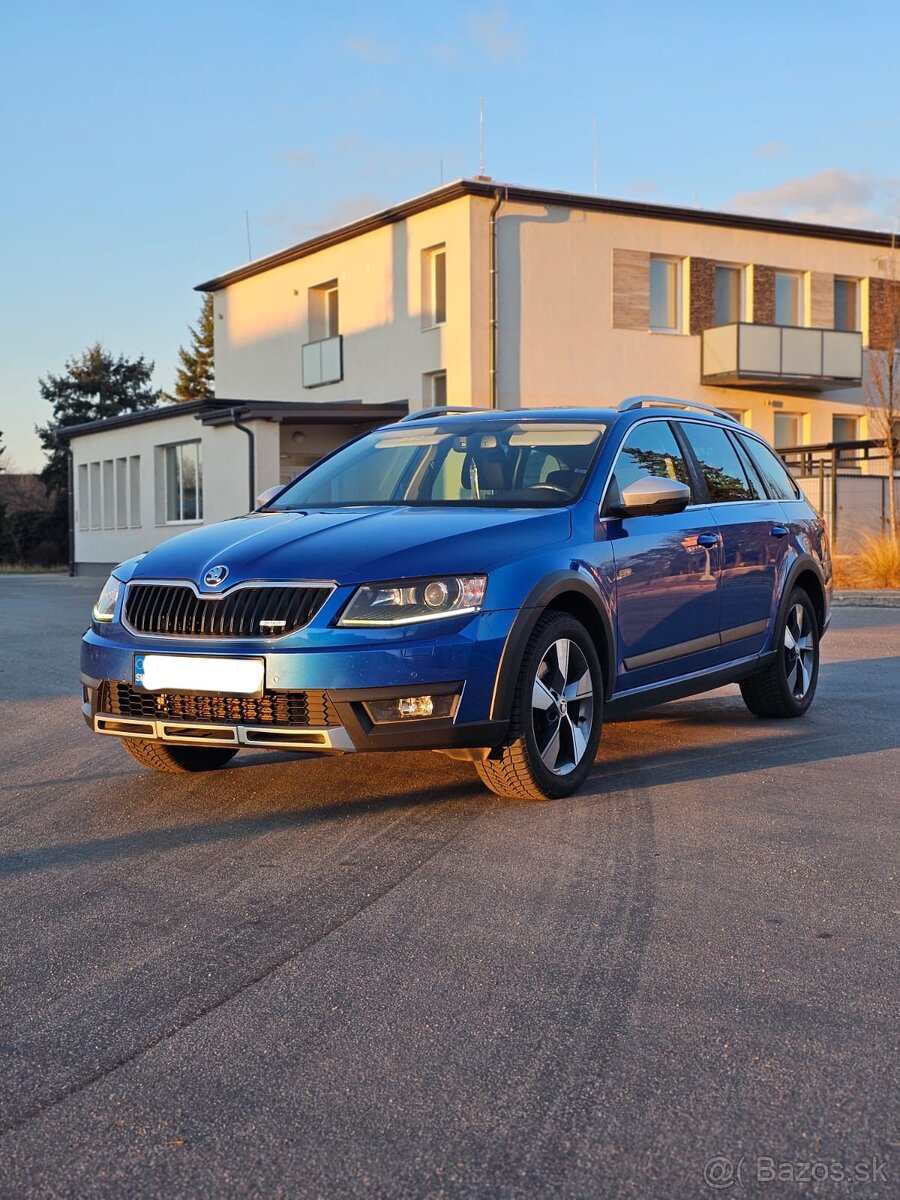 Škoda Octavia Scout 4x4 2,0 TDi DSG bixenon,ťažné, záruka km