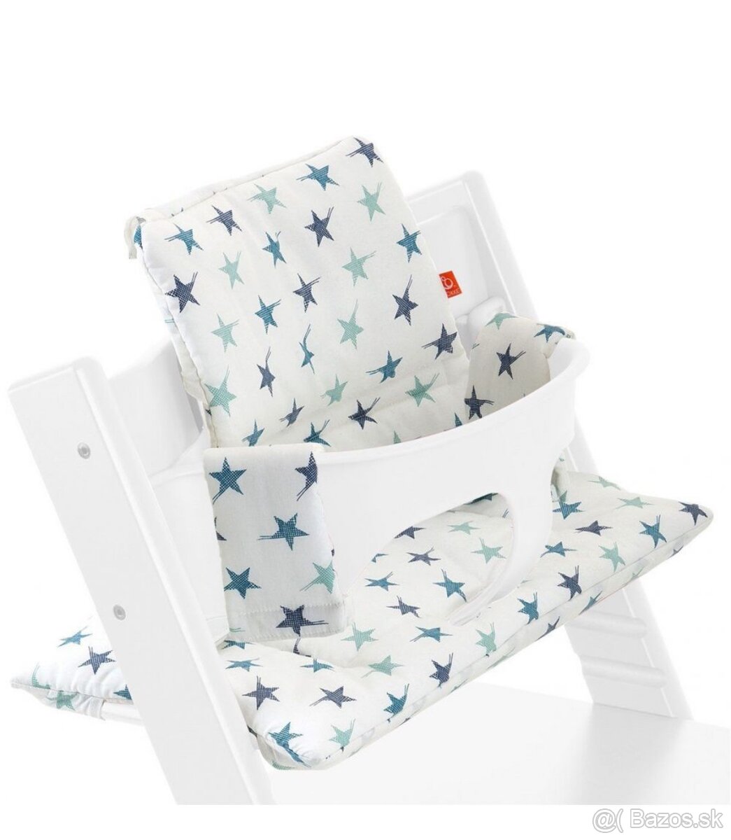 Stokke Tripp Trapp Classic Cushion Organic Cotton Aqua Star