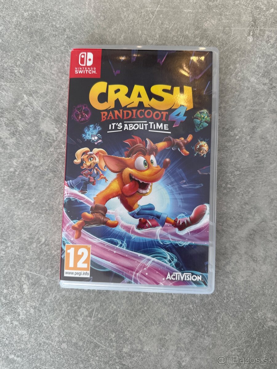 Crash Bandicoot hra na nintendo switch