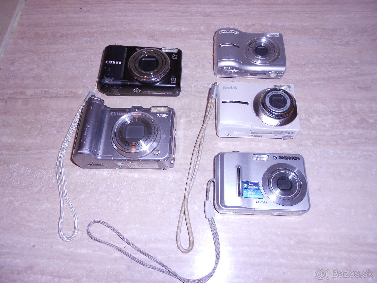 Canon,Olympus,Kodak,Samsung