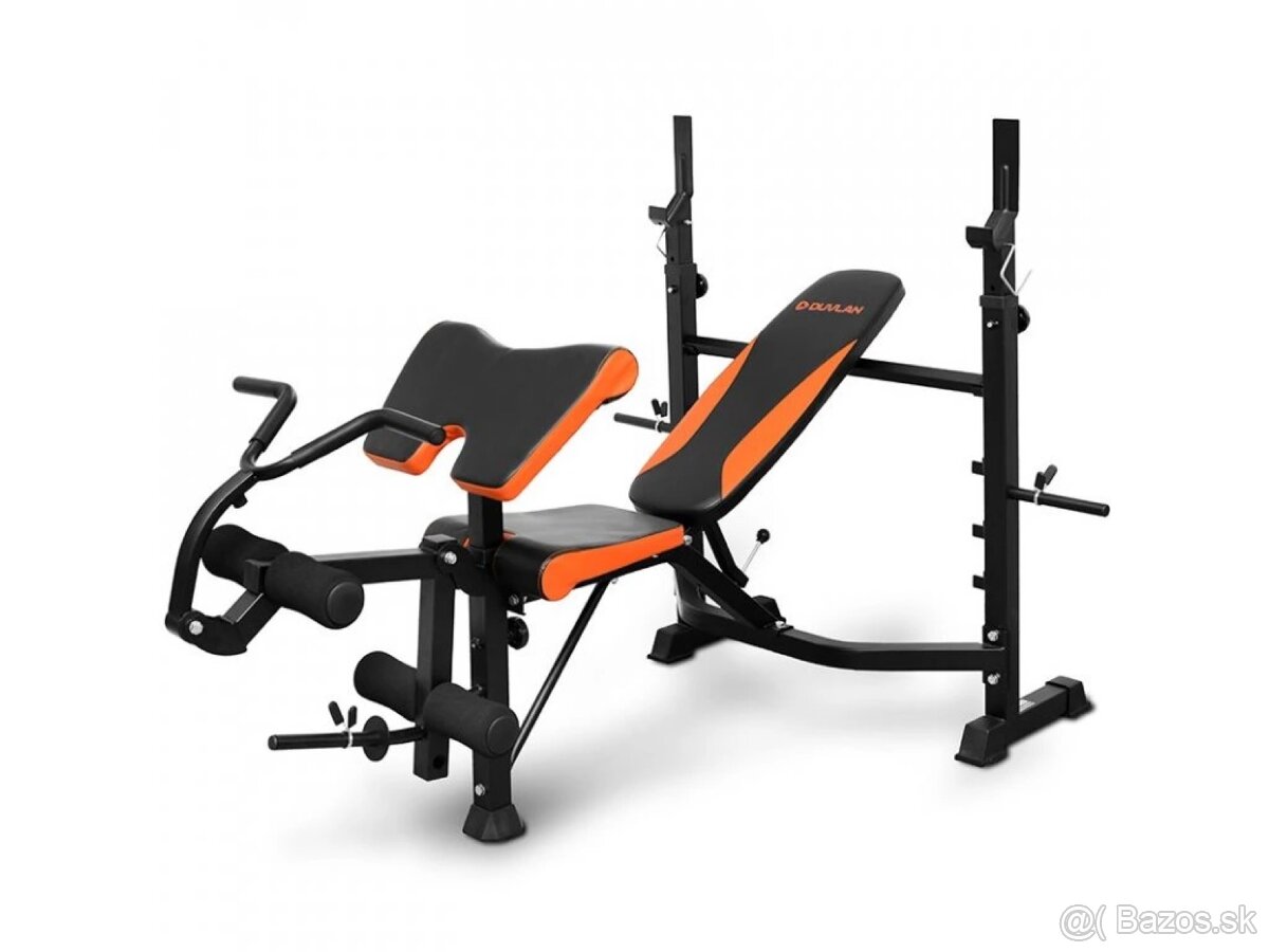 Lavica - bench  + zavážia  + podložky na fitness / ako nove