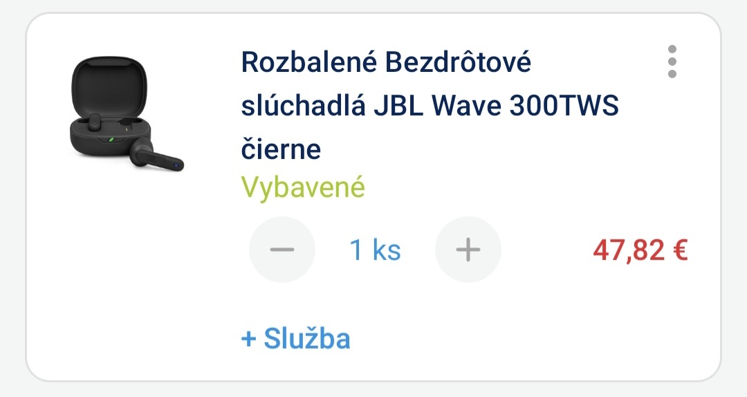 JBL Wave 300TWS čierne