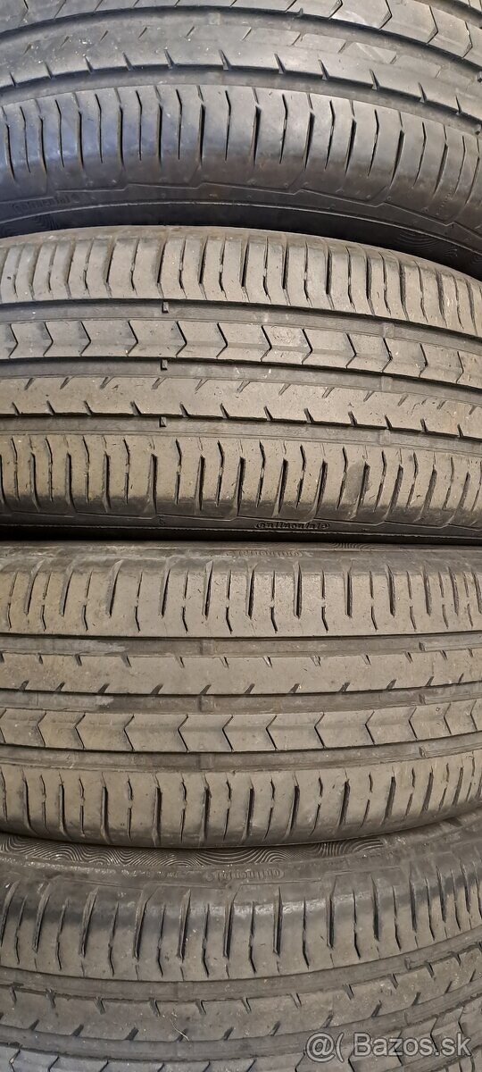 Predám 4ks jazdené letné 215/65r16-98H Continental