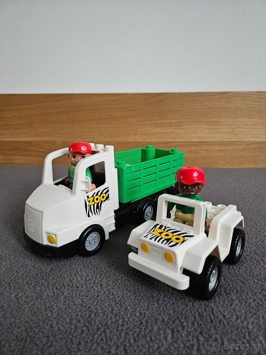 Lego duplo nákladné auto ZOO a jeep ZOO