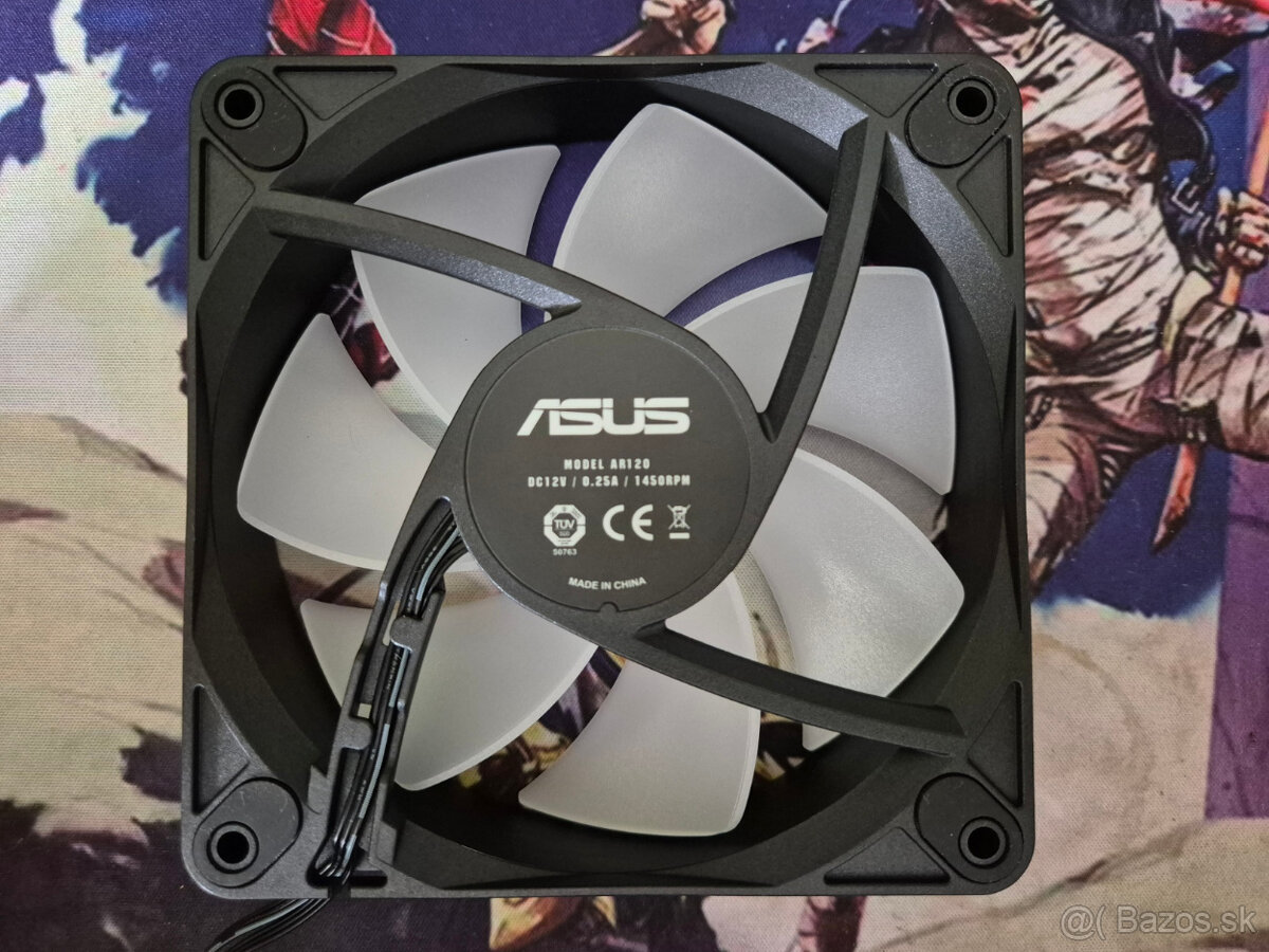 RGB ventilátory Asus