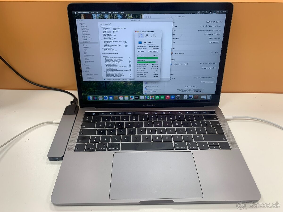 Macbook PRO 13, 16GB, 500GB,