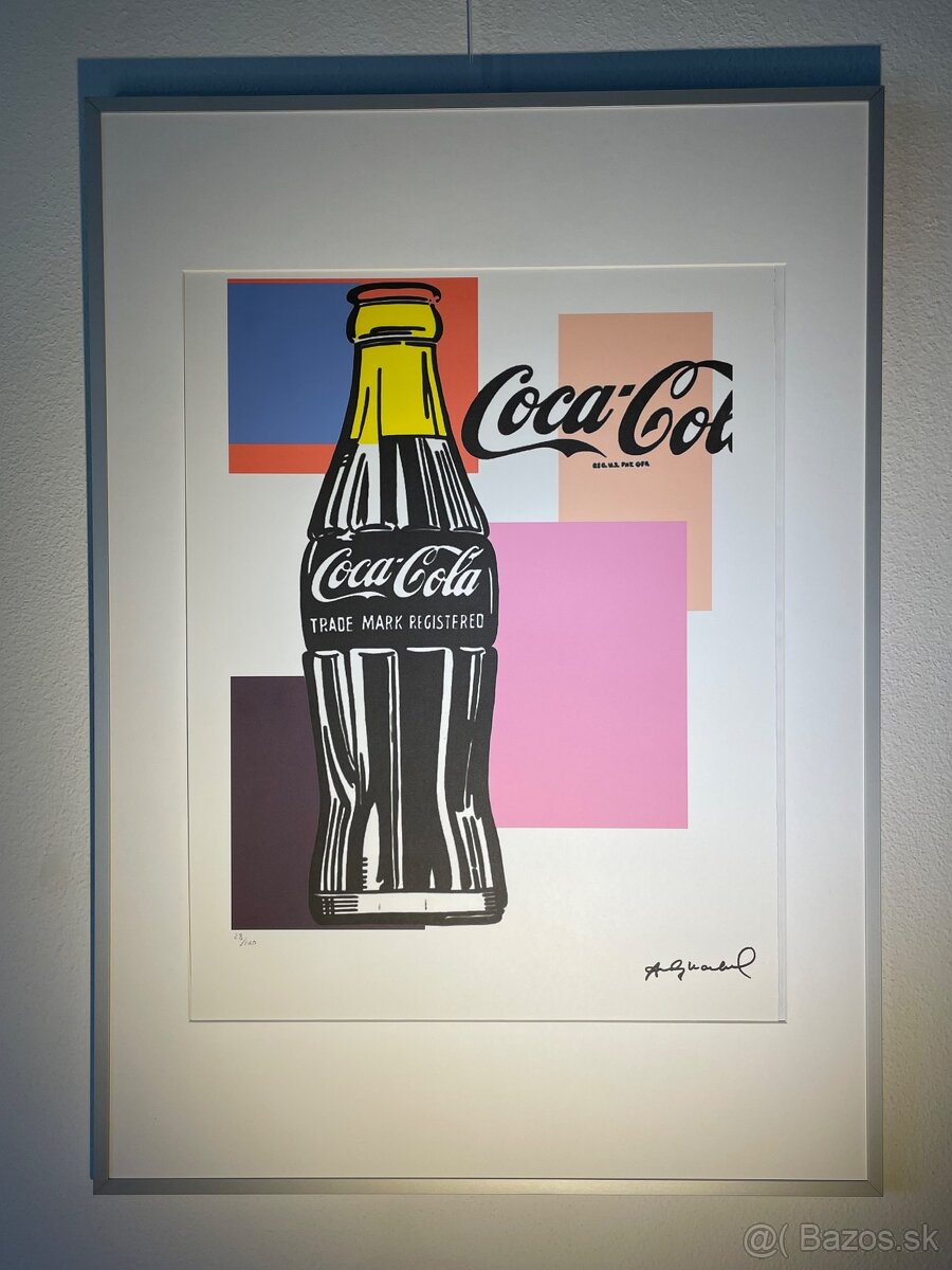 Andy Warhol "Coca Cola" Limitovaná edícia_Certifikát