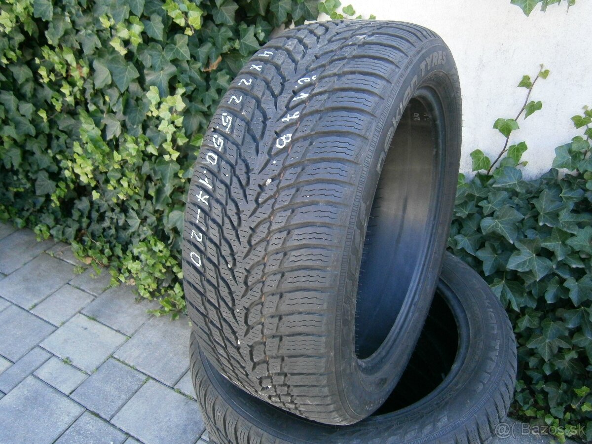 Predám 4x zimné pneu Nokian 225/50 R17 98VXL