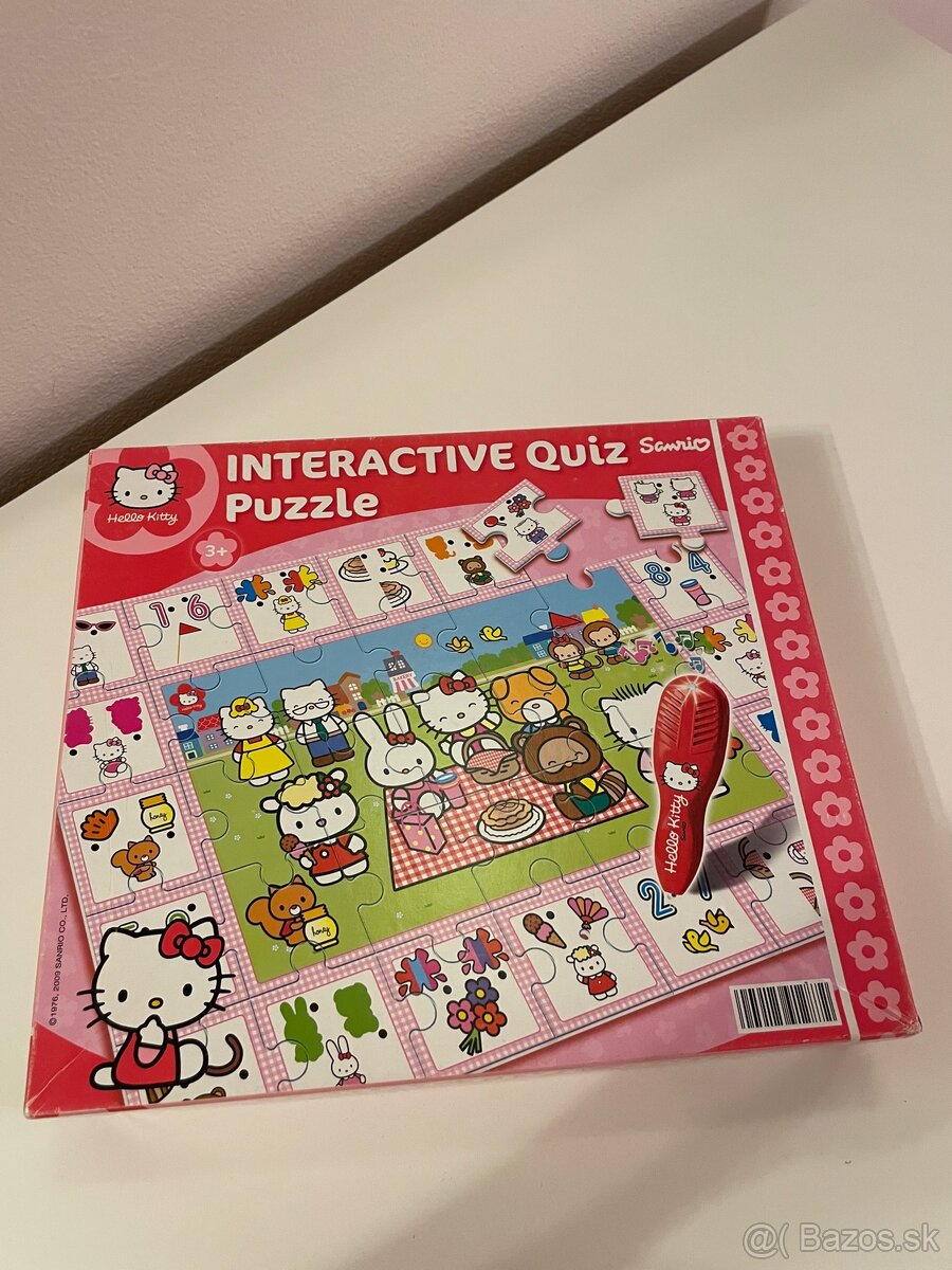 Interaktívne puzzle Hello Kitty