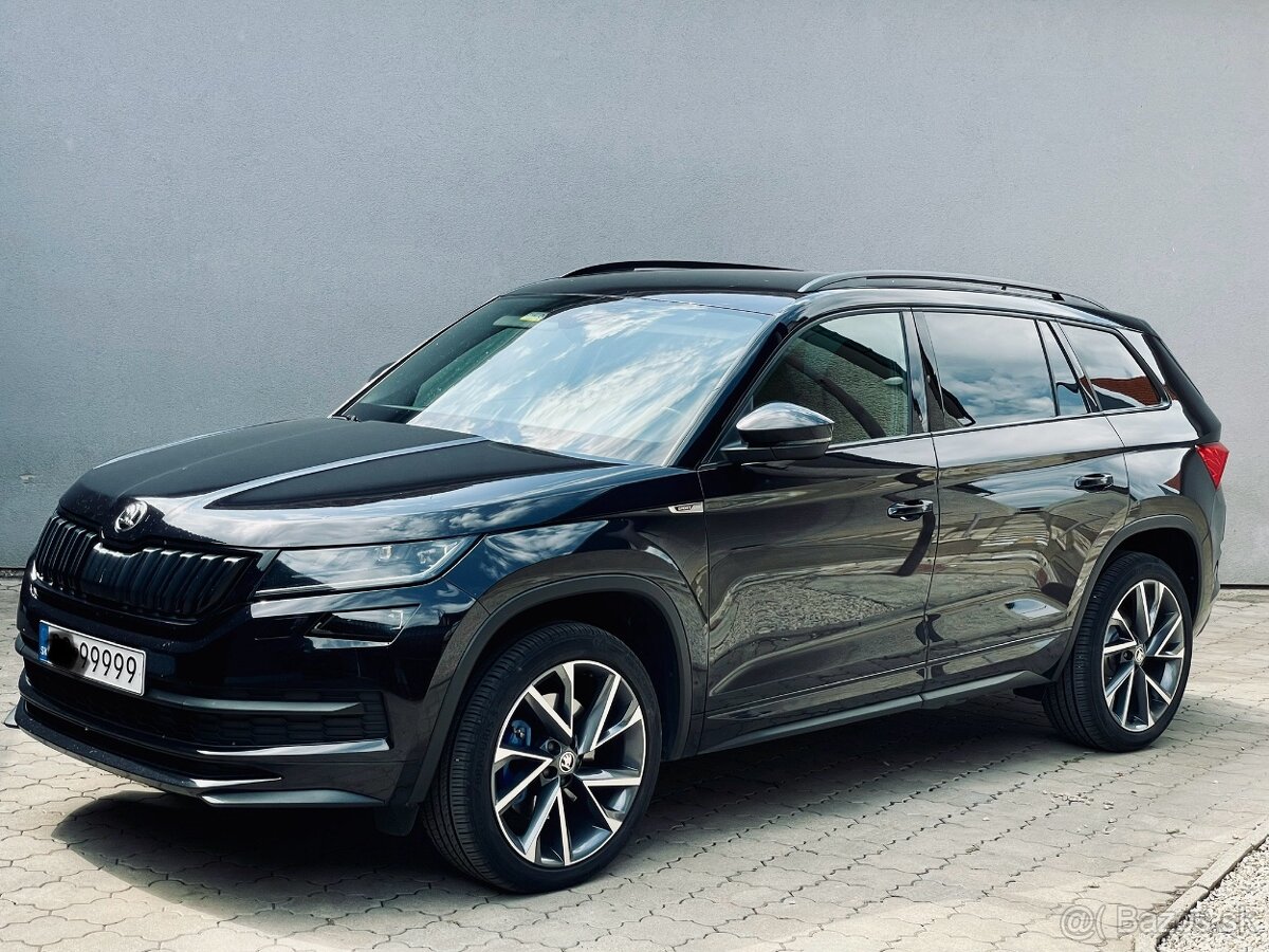 ŠKODA KODIAQ SPORTLINE DSG 140 kw 4x4 WEBASTO BLACK EDITION