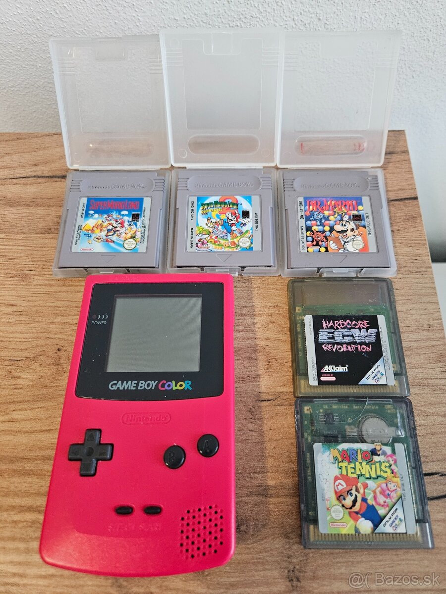 Gameboy Color s hrami