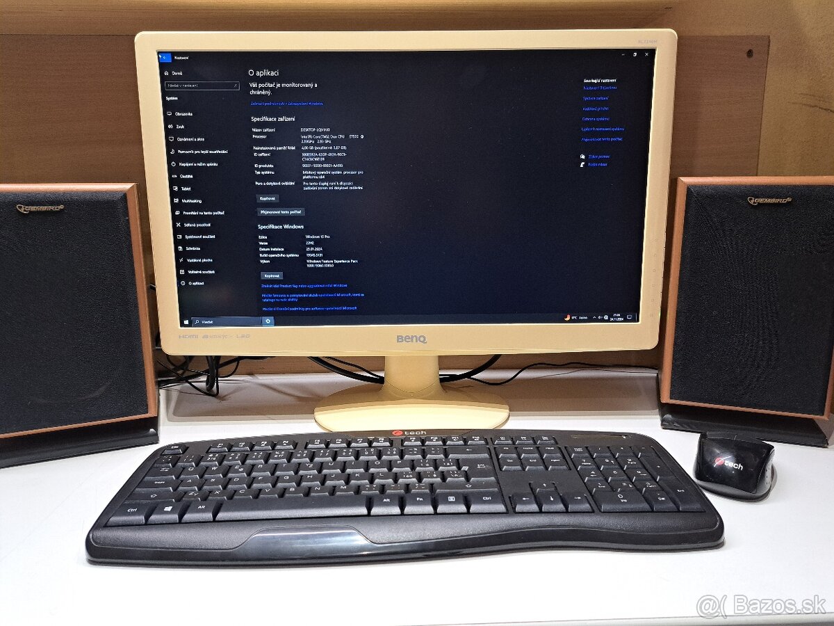 PC Zostava Intel 4GB/Hdd500(22-monitor+repro+kláv+myš+káble)