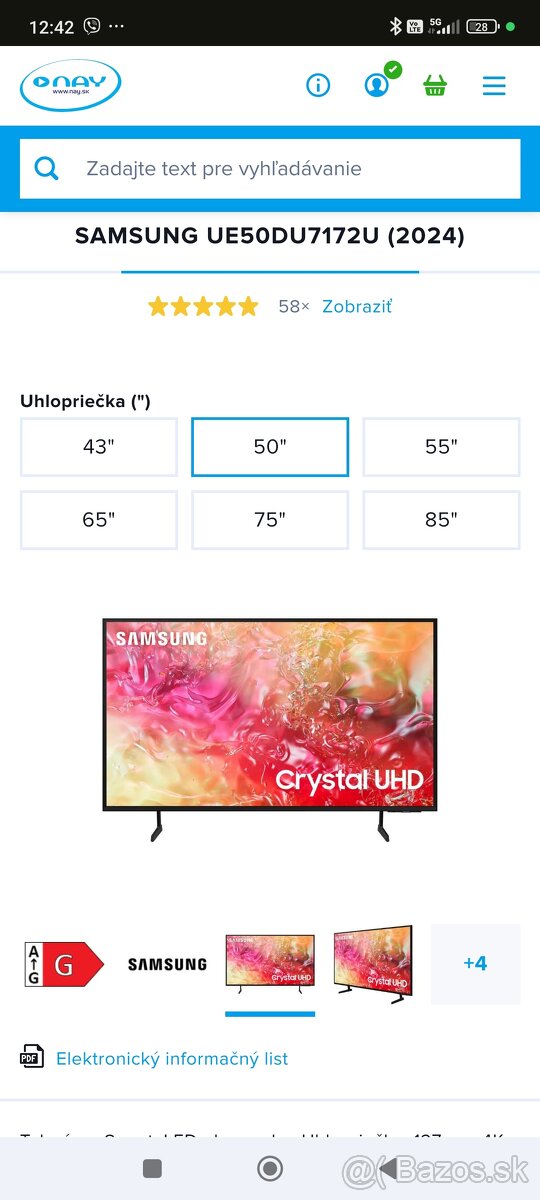 4K LED TV SAMSUNG