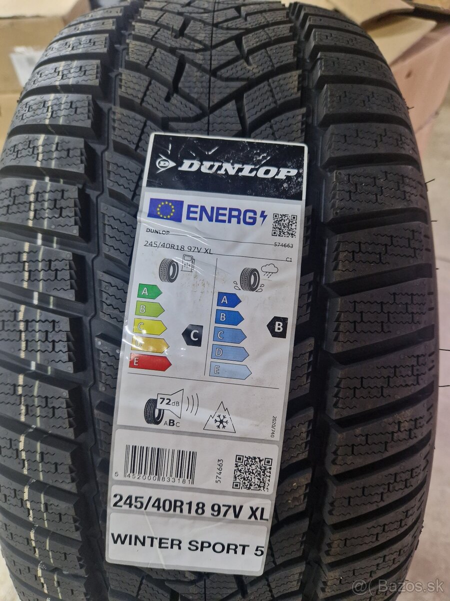 Dunlop 245/40 R18 zimne