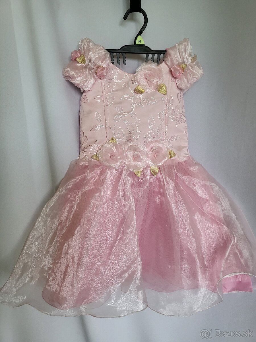 Detské šaty ružové krátke, 4 roky