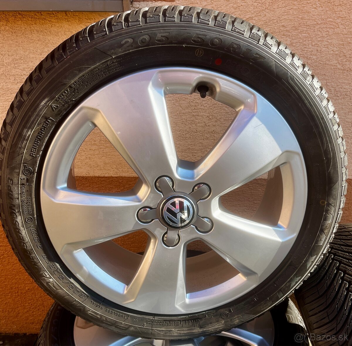 5x112 R17 6J ET48 VW + 205/50 R17 Celoročné (2021)