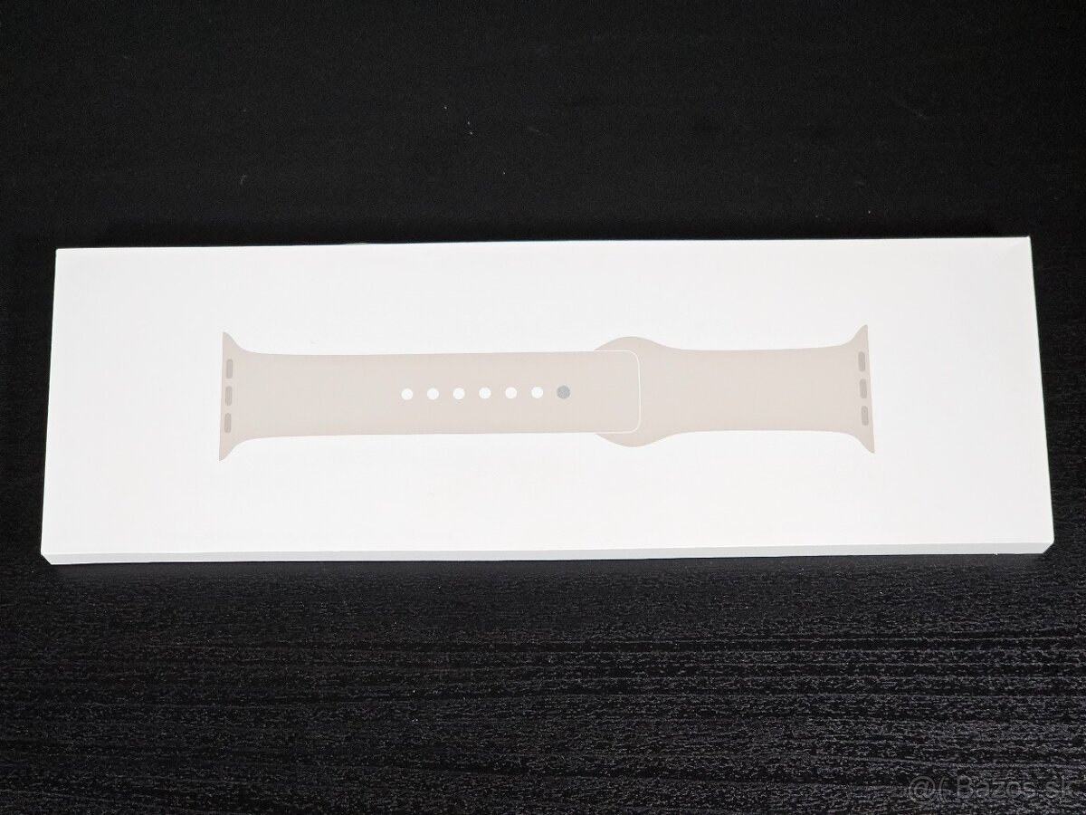 Nerozbalený remienok Apple Watch 41mm Starlight Sport - S/M