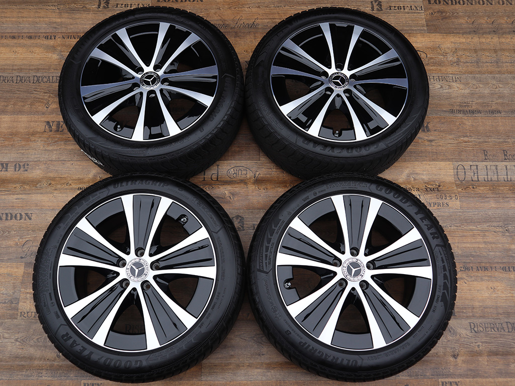 18" Alu kola = 5x112 = MERCEDES E-CLASS V-CLASS – ZIMNÍ+TPM