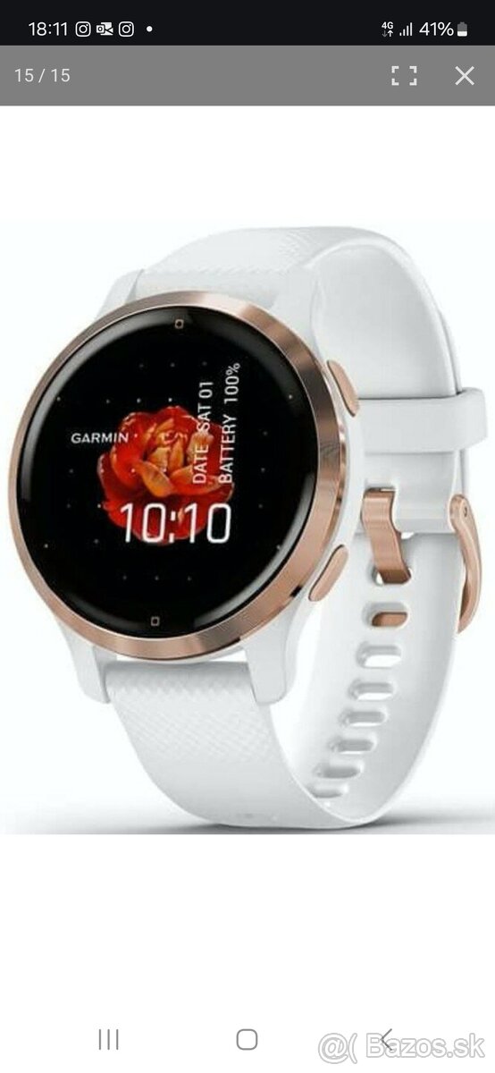 Garmin venu 2s rose gold